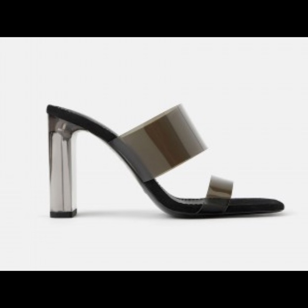 Zara clear heels